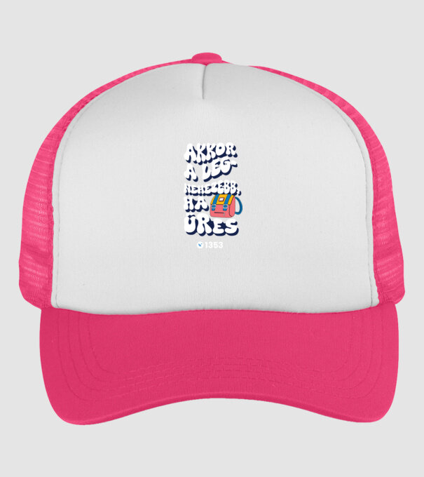  minta neonpink pólón