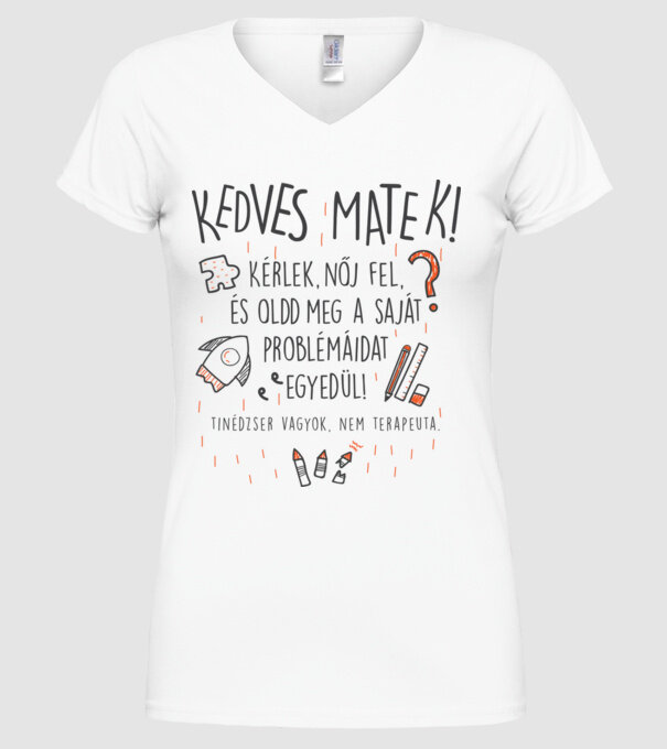  minta fehér pólón